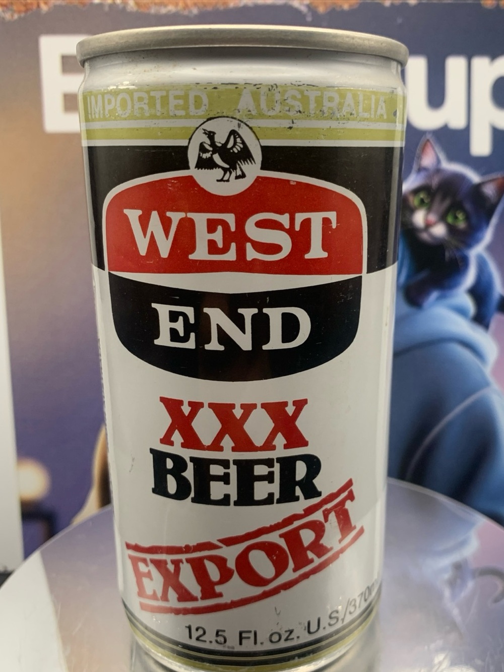 Vintage Beer Can West End XXX Beer Export America's Cup Challenge 1980 Empty